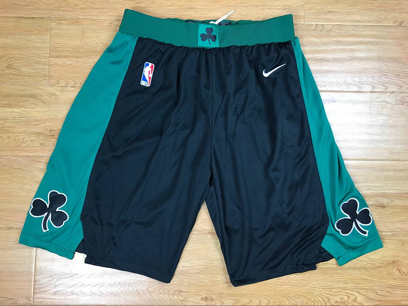 Men 2019 NBA Nike Boston Celtics black shorts